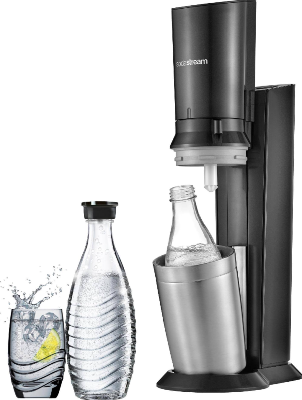 SodaStream Crystal 3.0 Wassersprudler (Schwarz)